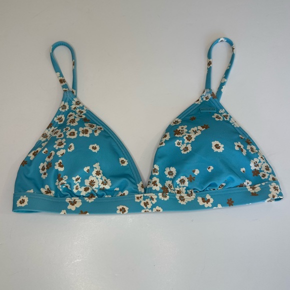 Roxy Beach Classics Triangle Floral Bikini Top & Thong bottoms Women’s Small - Picture 2 of 8